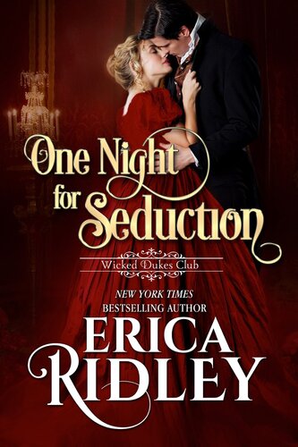 One Night For Seduction Erica Ridley