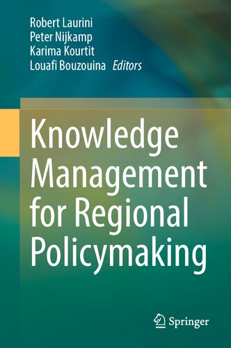 Knowledge Management For Regional Policymaking Robert Laurini