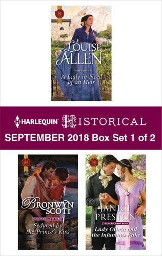 Harlequin Historical September 2018box Set 1 Of 2 Louise Allen Bronwyn Scott Janice Preston