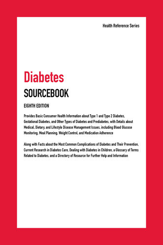 Diabetes Sourcebook 8th Edition 8th Kevin Hayes