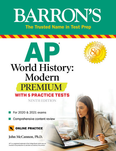 Ap World History Modern Premium With 5 Practice Tests John Mccannon