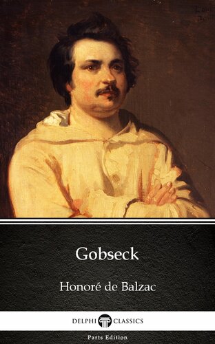 Gobseck By Honor De Balzacdelphi Classics Illustrated Honor De Balzac