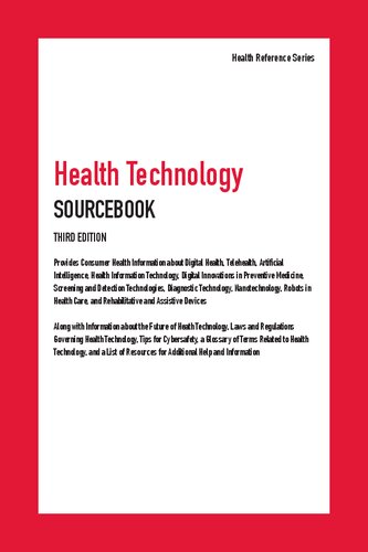 Health Technology Sourcebook 3rd Edition Health Reference