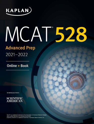 Mcat 528 Advanced Prep 20212022 Online Book Kaplan Test Prep