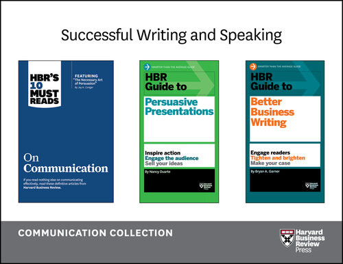 Successful Writing And Speaking The Communication Collection 9 Books Harvard Business Review Nancy Duarte Bryan A Garner Holly Weeks Jeff Weiss