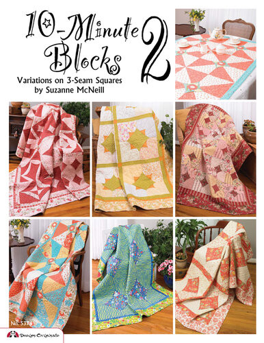 10minute Blocks 2 Variations On 3seam Squares Suzanne Mcneill