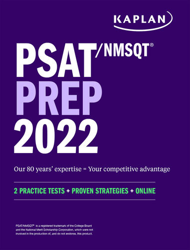 Psatnmsqt Prep 2022 2 Practice Tests Proven Strategies Online Kaplan Test Prep