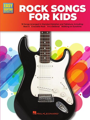 Rock Guitar Songs For Kids Hal Leonard Corp