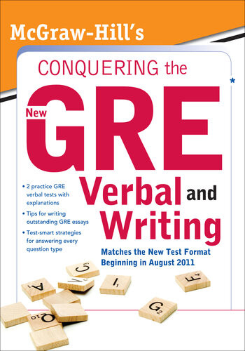 Mcgrawhills Conquering The New Gre Verbal And Writing 1st Edition Kathy A Zahler