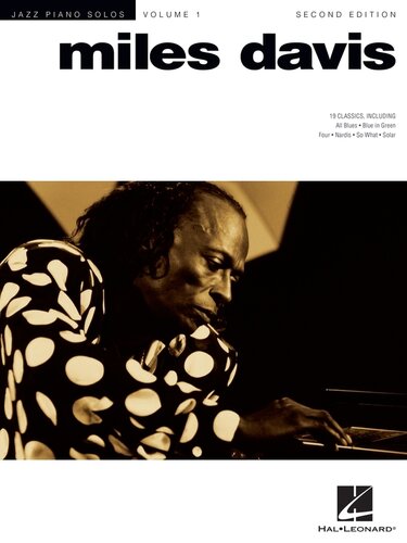 Miles Davis Songbook Jazz Piano Solo Series Volume 1 2nd Edition Miles Davis