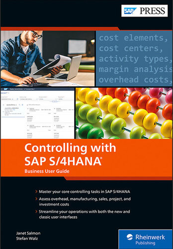 Controlling With Sap S4hana The Official Business User Guide Janet Salmon
