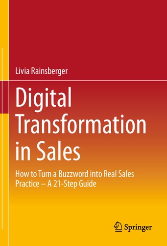 Digital Transformation In Sales 1st Ed 2023 Livia Rainsberger