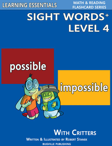Sight Words Plus Level 4 Sight Words Flash Cards With Critters For Grade 2 Up William Robert Stanek