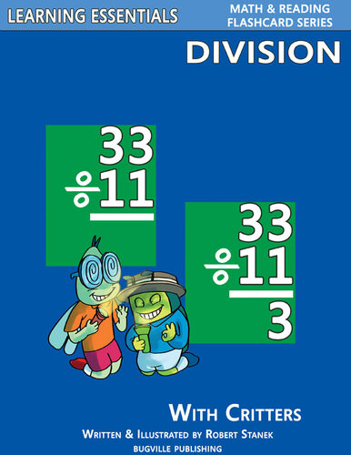 Division Flashcards Division Facts With Critters William Robert Stanek