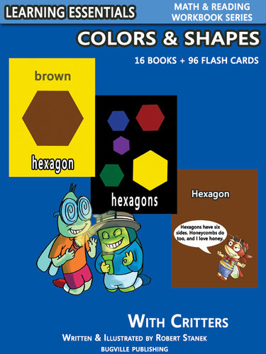 Colors Shapes Storybooks 16 Books 96 Flash Cards With Critters William Robert Stanek