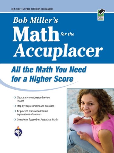 Bob Millers Math For The Accuplacer Bob Miller