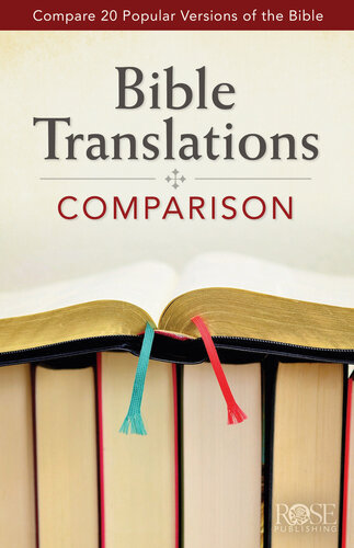 Bible Translations Comparison Compare 20 Popular Versions Of The Bible Rose Publishing