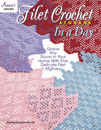 Filet Crochet Afghans In A Day Annies