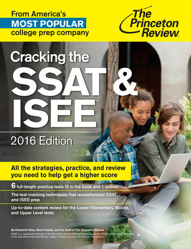 Cracking The Ssat Isee 2016 Edition Princeton Review