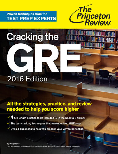 Cracking The Gre With 4 Practice Tests 2016 Edition Princeton Review