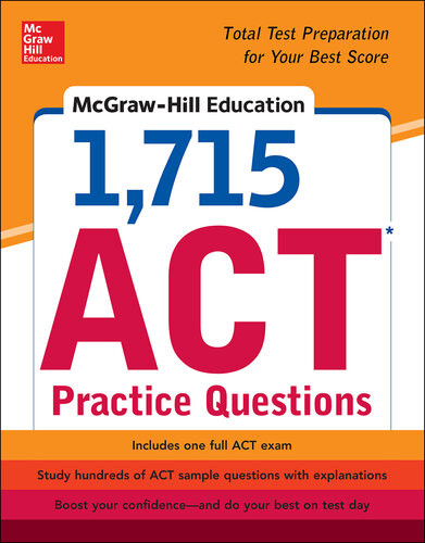 Mcgrawhill Education 1715 Act Practice Questions 1st Edition Drew D Johnson