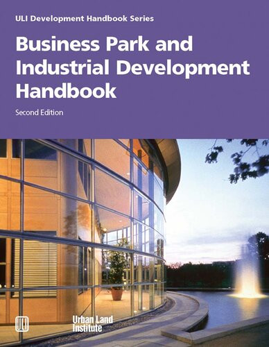 Business Park And Industrial Development Handbook 2nd Edition Anne Frej