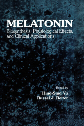 Melatonin Hingsing Yu Russel J Reiter