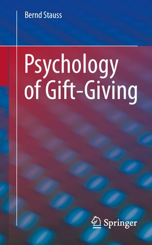 Psychology Of Giftgiving On The Psychology Of Gift Giving Bernd Stauss