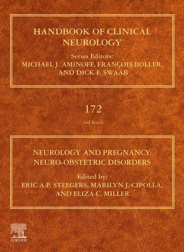 Neurology And Pregnancy Neuroobstetric Disorders 1st Eric Ap Steegers Editor