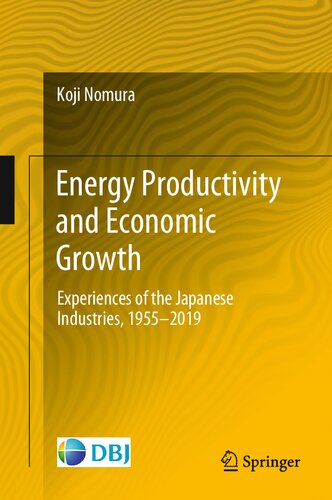 Energy Productivity And Economic Growth Experiences Of The Japanese Industries 19552019 Koji Nomura