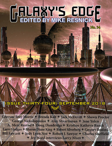 Galaxys Edge Magazine Issue 34 September 2018 Jane Yolen Jack Mcdevitt Doug Dandridge
