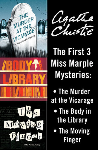 Miss Marple The Murder At The Vicarage The Body In The Library The Moving Finger Agatha Christie