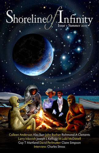 Shoreline Of Infinity 1 Science Fiction Magazine Noel Chidwick Larry Ivkovich Alex Barr M Luke Mcdonell David Perlmutter Guy T Martland Joseph L Kellogg Richmond A Clements Claire Simpson John Buchan