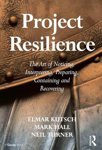 Project Resilience The Art Of Noticing Interpreting Preparing Containing And Recovering Elmar Kutsch Mark Hall