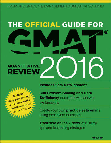 The Official Guide For Gmat Quantitative Review 2016 With Online Question Bank And Exclusive Video 4th Edition Gmac Graduate Management Admission Council