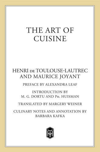 The Art Of Cuisine Maurice Joyant