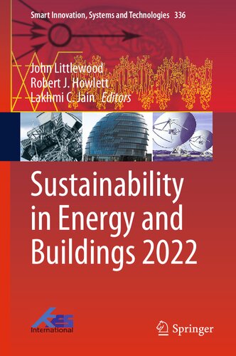 Sustainability In Energy And Buildings 2022 John Littlewood Robert J Howlett