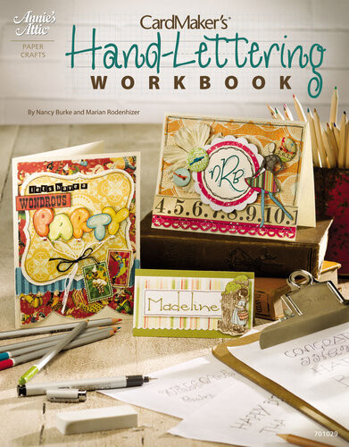 Cardmakers Handlettering Workbook Nancy Burke Marian Rodenhizer