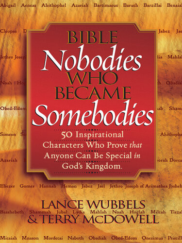 Bible Nobodies Who Became Somebodies 50 Inspirational Characters Who Prove That Anyone Can Be Special In Gods Kingdom Lance Wubbels