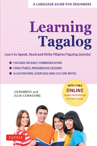 Learning Tagalog Learn To Speak Read And Write Filipinotagalog Quickly 1 Bilingual Joi Barrios