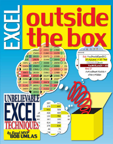 Excel Outside The Box Unbelieveable Excel Techniques From Excel Mvp Bob Umlas Bob Umlas Bob Umlas