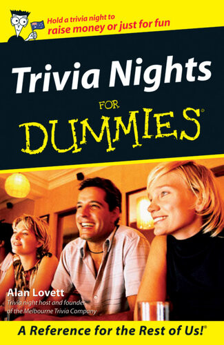Trivia Nights For Dummies Alan Lovett