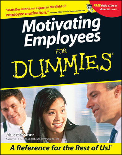 Motivating Employees For Dummies Max Messmer