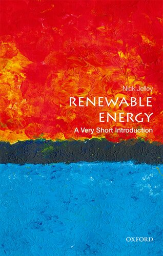 Renewable Energy A Very Short Introduction Nick Jelley