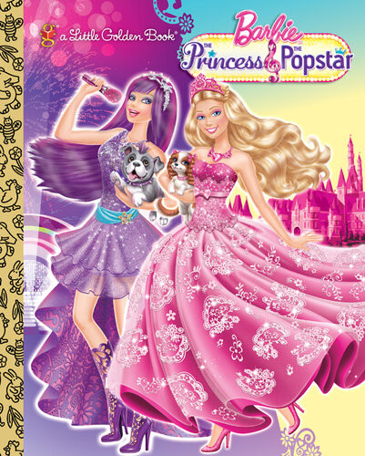 Princess And The Popstar Little Golden Book Barbie Mary Tillworth