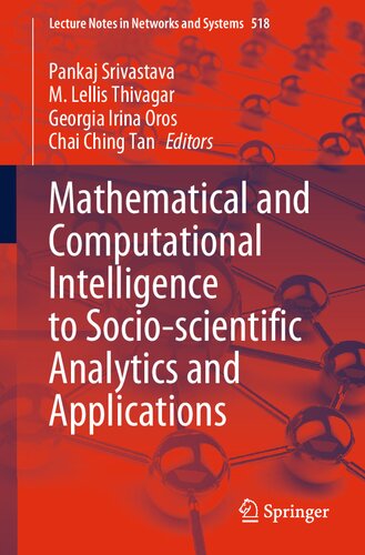Mathematical And Computational Intelligence To Socioscientific Analytics And Applications Pankaj Srivastava