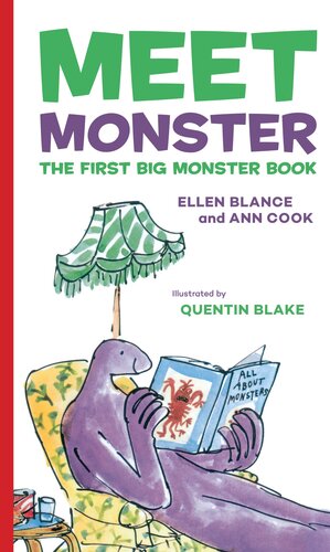 Meet Monster The First Big Monster Book Ellen Blance Ann Cook
