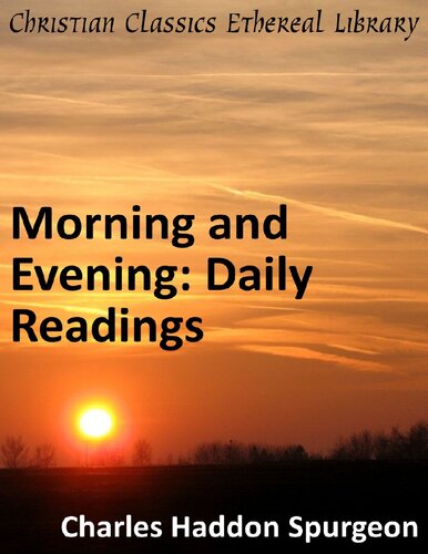 Morning And Evening Daily Readings Charles Haddon Spurgeon