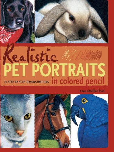 Realistic Pet Portraits In Colored Pencil Anne Flood