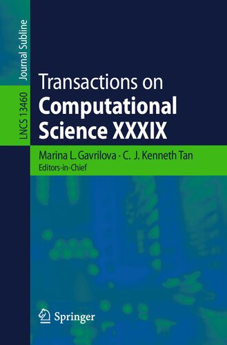 Transactions On Computational Science Xxxix Marina L Gavrilova